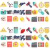NIDONE Korean Decorations, 24Pcs Doljabi Set Safe Zhuazhou Set Items Birthday Presents Cartoon 1st Birthday Traditional Doljanchi Baby Toys Korean Ceremony, Girl view 4