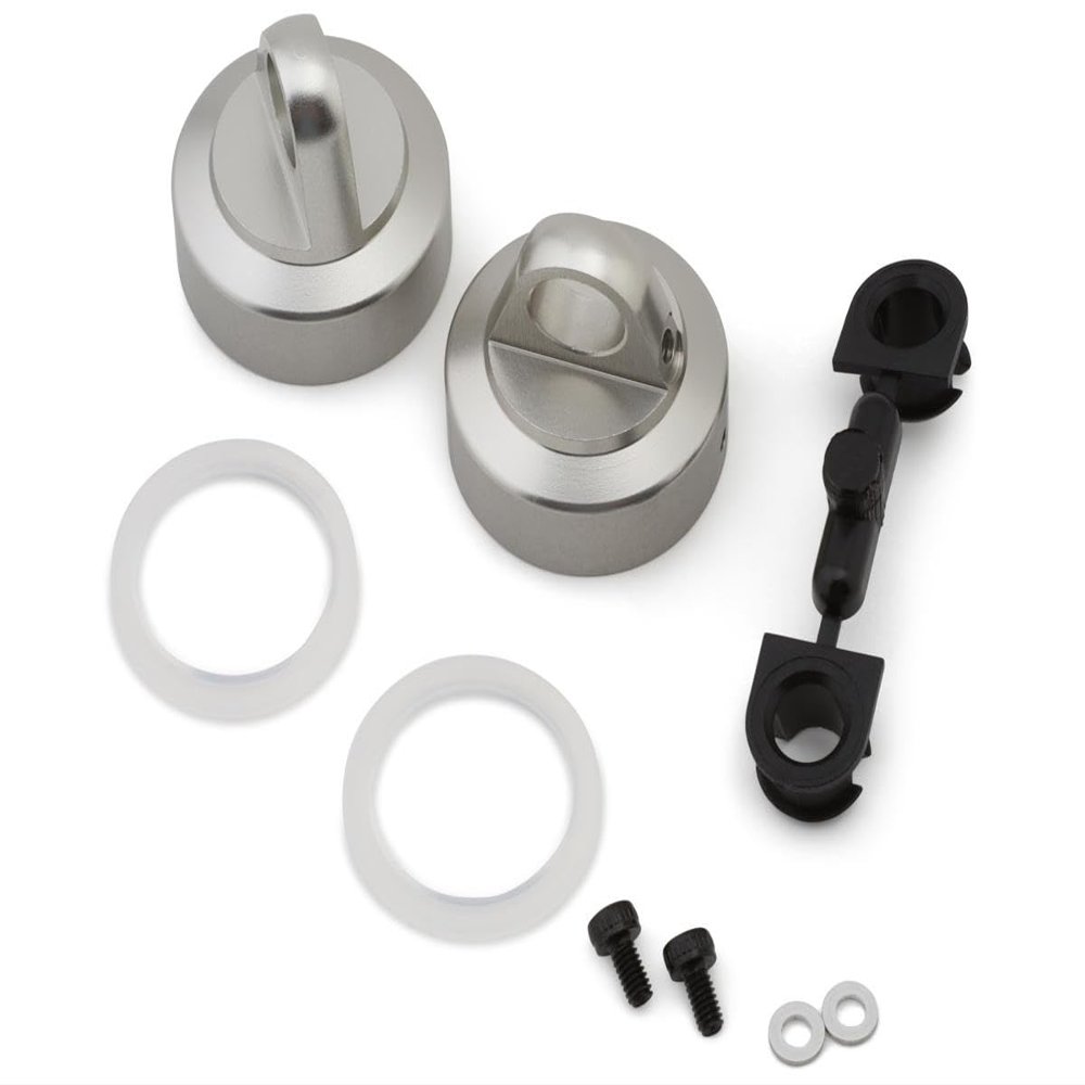 Emulsion Damper Caps (2pcs) by Mugen Seiki: X8R/8RE/8/E, X8TR/RE/8T/E