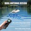 500M RC Bait Boat with Auto Return & Point Memory, 2KG Capacity, 3-Speed Modes, 4H Long Runtime, Bait Launcher with LED Light for Night Fishing & Fish Farm 2pos.Point view 4