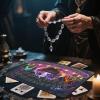 Divination Board for Witch - Portable Rubber Pad Altar Supplies,Dowsing Metaphysical Ceremony Mat | for Adults Teens Friends Family Holiday Birthday Party Gathering Tarot Reading view 3