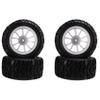 Bloepum 128MM 1/10 RC -Truck -Tire Tyre Wheel Foam Inserts 12mm Hex for/Arrm/////D view 1