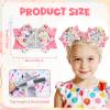 2PCS Hair Bows for Baby Girls Birthday - Glitter 2nd Birthday Hair Bow Sweet Theme with Ice Cream Party, Pink Hair Accessories for Baby Toddler 1 2 3 4 5 6 Years, Outfit & Decorations view 4