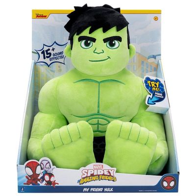 Spidey and his Amazon Friends My Friend Hulk Feature Plush - Features 15+ sound effects