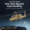 1/32 F11-N AH64 RC Helicopter for Adults, 2.4G 6CH Coaxial Dual Rotor 6G/3D Military Remote Control Helicopter with Optical Flow Altitude Hold, RC Aircraft Model Gift -RTF view 4