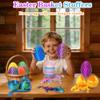 3D Printed Dragon Eggs with Dragon Inside, Large Articulated Dragons Toys with Eyes, Easter Basket Essentials Stuffers Surprise Eggs Home Decor Executive Desk Toy (Glow in Dark Rainbow-2) view 4
