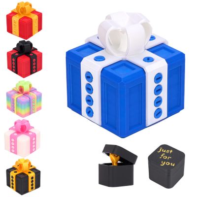 Annoying Gift Box with Screws - A Take-Apart Prank Puzzle That Includes a Finger Trap & Pop-Up Fun, Glows in The Dark for a Novelty Gag Gift
