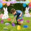 3D Printed Dragon Eggs with Dragon Inside, Large Articulated Dragons Toys with Eyes, Easter Basket Essentials Stuffers Surprise Eggs Home Decor Executive Desk Toy (Purple+Golden+Bule) view 4