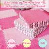10pcs, Fluffy Interlocking Carpet Tiles, Shaggy Plush Foam Floor Mats Non Slip Washable Fuzzy Puzzle Play Mat(#5) view 3