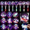 24Pack Valentines Day Gifts for Kids Classroom, LED Finger Lights with Valentine Day Cards for Kids and Packing Bags, Light-Up Toys for School Classroom Exchanges & Valentines Day Party Favors view 1