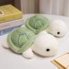 2 Pcs Turtle Stuffed Animals, 9.45 Inch Soft Sea Turtle Plush Toy for Kids & Adults, Cute Cartoon Plushie Doll for Birthday Christmas Valentine's Day Gift, Home Decor (Green 1) view 2