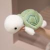 2 Pcs Turtle Stuffed Animals, 9.45 Inch Soft Sea Turtle Plush Toy for Kids & Adults, Cute Cartoon Plushie Doll for Birthday Christmas Valentine's Day Gift, Home Decor (Green 1) view 3