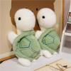 2 Pcs Turtle Stuffed Animals, 9.45 Inch Soft Sea Turtle Plush Toy for Kids & Adults, Cute Cartoon Plushie Doll for Birthday Christmas Valentine's Day Gift, Home Decor (Green 1) view 4