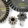 20CrMo Main Diff Gear 35T Spiral & Input Gear 8T Spiral Cut for ARRMA 6S 1/7 Fireteam/Mojave,1/8 Kraton/Notorious/Outcast/Talion ARA311054,AR310497,ARAC4008 Diff Gear Center Input&Gear(Not for EXB&V6) view 2