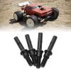 4Pcs Steel Front Rear Portal Stub Axle Drive Shaft, Upgrade Accessories for FMS FCX24 124/ RC Car, Strength Steel Axle with Pins, Powertrain for and Stable Driving Performance view 3