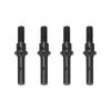4Pcs Steel Front Rear Portal Stub Axle Drive Shaft, Upgrade Accessories for FMS FCX24 124/ RC Car, Strength Steel Axle with Pins, Powertrain for and Stable Driving Performance view 4