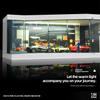 Luay Wuliza 1:64 Scale Die-Cast Car Display Stand. Suitable for Hot Wheels, Matchbox, and Similar die-cast car Models. Setting and Lighting: Parking Lot (Racing Pit Stop Exhibition Hall) view 3