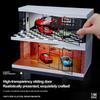 Luay Wuliza 1:64 Scale Die-Cast Car Display Stand. Suitable for Hot Wheels, Matchbox, and Similar die-cast car Models. Setting and Lighting: Parking Lot (Black-and-White Checkered Exhibition Hall) view 3