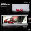 Luay Wuliza 1:64 Scale Die-Cast Car Display Stand. Suitable for Hot Wheels, Matchbox, and Similar die-cast car Models. Setting and Lighting: Parking Lot (Black-and-White Checkered Exhibition Hall) view 4