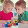 Relaxdays 144 x Whisper Dice, Quiet Number Dice, Soft Dice Children, Foam Dice, Play Dice, Dice, Colourful view 2