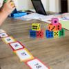 Relaxdays 144 x Whisper Dice, Quiet Number Dice, Soft Dice Children, Foam Dice, Play Dice, Dice, Colourful view 3