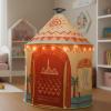 Amplov Tropical Adventure Princess Play Tent for Kids, 53"x41" Island-Themed Pop-Up Playhouse with LED Lights & Carry Bag, Indoor Outdoor Tent for Girls & Boys Ages 39 view 2