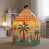 Amplov Tropical Adventure Princess Play Tent for Kids, 53"x41" Island-Themed Pop-Up Playhouse with LED Lights & Carry Bag, Indoor Outdoor Tent for Girls & Boys Ages 39 view 3