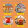 Amplov Tropical Adventure Princess Play Tent for Kids, 53"x41" Island-Themed Pop-Up Playhouse with LED Lights & Carry Bag, Indoor Outdoor Tent for Girls & Boys Ages 39 view 4
