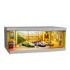 Luay Wuliza 1:64 Scale Die-Cast Car Display Stand. Suitable for Hot Wheels, Matchbox, and Similar die-cast car Models. Setting and Lighting: Parking Lot (Street Exhibition Hall) view 1