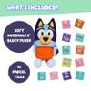 Bluey Pass The Parcel Musical Game, Soft Huggable 8" (20 cm) Plush. Three Interactive Games to Play, Incl. Hot Botato. Fun Family Game, Party Game and Preschool Game view 4