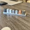 1" Element Cube Set  7 Pure Metal Density Cubes with Engraved Atomic Data  Precision Machined Science Specimens + Display Stand  Periodic Table Gift view 2