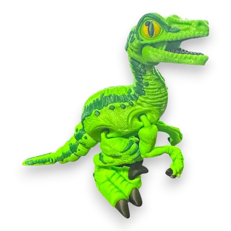 Articulated Velociraptor | Home Dcor and Office Desk Toys | Autism, ADHD, Sensory | 3D Printed Gift