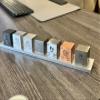 1.5" Element Cube Set  7 Pure Metal Density Cubes with Engraved Atomic Data  Precision Machined Science Specimens + Display Stand  Periodic Table Gift view 2