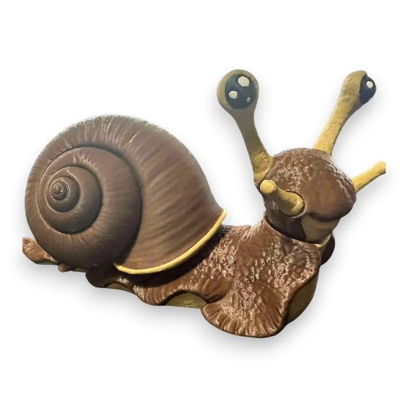 Articulated Snail (Shell-Backed) | Home Dcor and Office Desk Toys | Autism, ADHD, Sensory | 3D Printed Gift