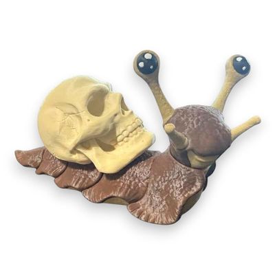 Articulated Snail (Skull-Backed) | Home Dcor and Office Desk Toys | Autism, ADHD, Sensory | 3D Printed Gift