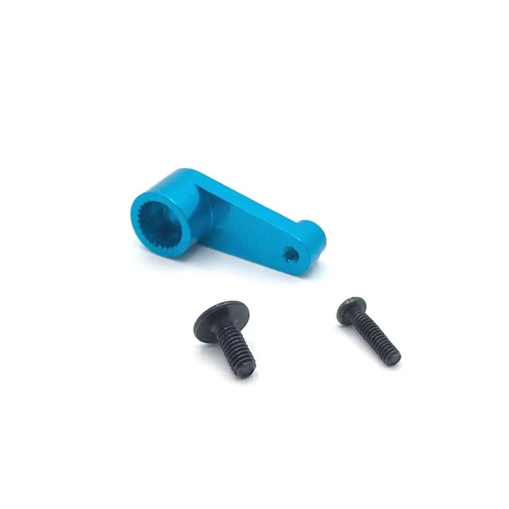 Rc Car Parts For WLtoys 144001 1/14 Metal 25T Servo Arm Horn RC Car Upgrade Spare Repairs Replacements Modifications Parts(Blue)