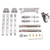 Rc Car Parts For MN For MN78 For MN82 For MN168 1/12 Metal Rod Shock Absorber Transmission Shaft Set RC Car Model Upgrade Accessories(Silver) view 1