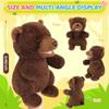 Animal Hand Puppets 11 Inch Safari Jungle Zoo Woodland Puppet Rainforest Grassland Animals Role-Playfor Kids Storytelling Imaginative Pretend Play Teaching Preschool Learning Educational(Brown Bear) view 2