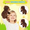 Animal Hand Puppets 11 Inch Safari Jungle Zoo Woodland Puppet Rainforest Grassland Animals Role-Playfor Kids Storytelling Imaginative Pretend Play Teaching Preschool Learning Educational(Brown Bear) view 4