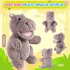 Animal Hand Puppets 11 Inch Safari Jungle Zoo Woodland Puppet Rainforest Grassland Animals Role-Playfor Kids Storytelling Imaginative Pretend Play Teaching Preschool Learning Educational(Hippo) view 2
