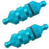 SJZBIN 2PCS Blue Metal Fuel Filter HSP Wireless Remote Control Auto Part 1/10 Oil Trucks General Accessories view 1