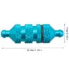 SJZBIN 2PCS Blue Metal Fuel Filter HSP Wireless Remote Control Auto Part 1/10 Oil Trucks General Accessories view 2