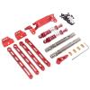 Rc Car Parts For MN For MN78 For MN82 For MN168 1/12 Metal Rod Shock Absorber Transmission Shaft Set RC Car Model Upgrade Accessories(Red) view 2