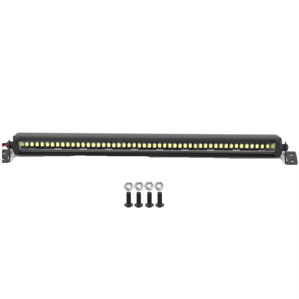 Lighting Rc Car Spot For Axial For SCX10 90046 For Traxxas For TRX4 For Slash For Rustler 1/8 1/10 55/75/95/115/135/215mm Light Bar Roof Lamp Lights RC Car Upgrade(215mm)