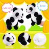 Animal Hand Puppets 11 Inch Safari Jungle Zoo Woodland Puppet Rainforest Grassland Animals Role-Playfor Kids Storytelling Imaginative Pretend Play Teaching Preschool Learning Educational(Panda) view 3
