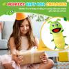 Animal Hand Puppets 11 Inch Insect Plush Ladybug Ant Dragonfly Caterpillar Puppet Toys Role-Play Puppets for Kids Storytelling Imaginative Pretend Play Teaching Preschool(Caterpillar) view 3
