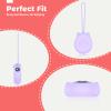 for Tamagotchi Paradise Silicone CaseSoft Protective Cover with Lanyard,Shockproof Dustproof Shell for Tamagotchi Electronic Pet Toy[Purple] view 4