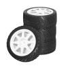 RC Car Tyres Wheels For Tamiya For TT01 For TT02 XV01 XV02 TA06 PTG-2 For HPI For HSP For Kyosho 4pcs 68mm 1/10 Tyre Wheel RC Tires On Road Touring Drift Car view 2