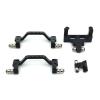 Rc Car Parts For WPL C64-1 1/16 Metal Link Rod Mount Pull Rod Bracket Servo Mount Base RC Car Upgrade Repairs Replacements Accessories(Black) view 1