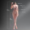 RoofWorld 1/6 Scale Female Body, 12inch Muscler Fitness Seamless Body Super Flexible Pale Skin Figure Stainless Steel Skeleton Miniature Soldier Action Figure Model Collection Doll view 2