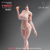 RoofWorld 1/6 Scale Female Body, 12inch Muscler Fitness Seamless Body Super Flexible Pale Skin Figure Stainless Steel Skeleton Miniature Soldier Action Figure Model Collection Doll view 3